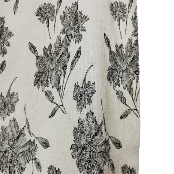 Cream and Black Maxi Pencil Skirt for Cocktail Events - Picture 3 of 8